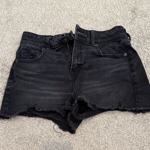 American Eagle Black Jean Shorts